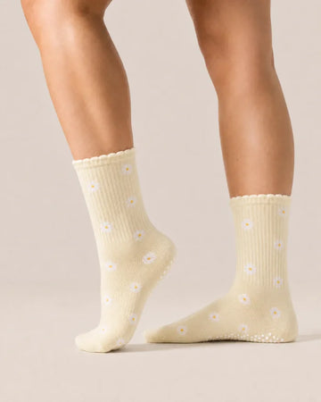 Grip Socks – Daisy Butter
